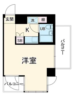 ライオンズプラザヨコハマ戸部【2階】の間取り