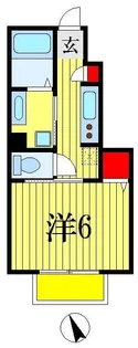 エーデルワイス中山【1階】の間取り