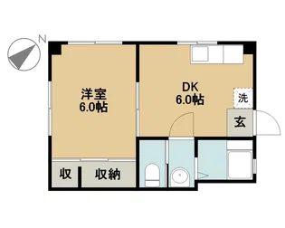 メゾン高山【1階】の間取り