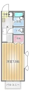 クレスト長町南【1階】の間取り