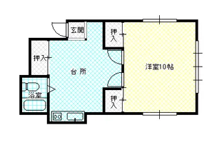 はうす あっぷる館【2階】の間取り