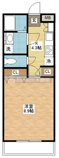 Signpost矢の平【1階】の間取り
