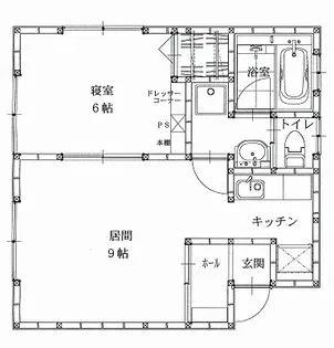 クレア東二番館【1階】の間取り