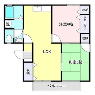 ヴィーナスII番館【1階】の間取り