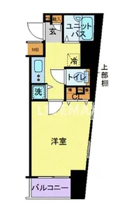 フォレシティ六本木【4階】の間取り