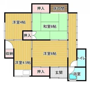 長崎県佐世保市御船町【一戸建】の間取り