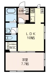 ベルコリーヌ【1階】の間取り