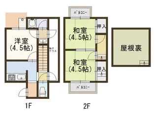 京都府京都市右京区西院西今田町【一戸建】の間取り