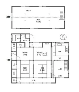 東京都八王子市小比企町【一戸建】の間取り