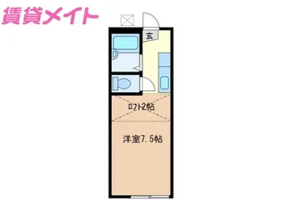 ジアルフィー弓削I【1階】の間取り