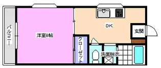 東京都足立区関原3【アパート】の間取り