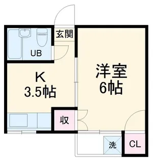 ホワイトコートカヤ【1階】の間取り