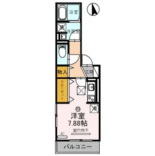 滋賀県大津市坂本7【アパート】の間取り