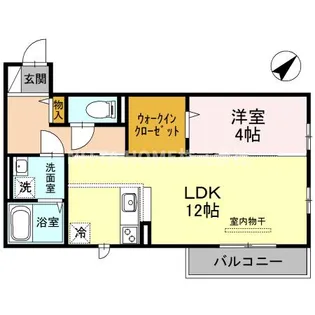 メゾンベール B【2階】の間取り