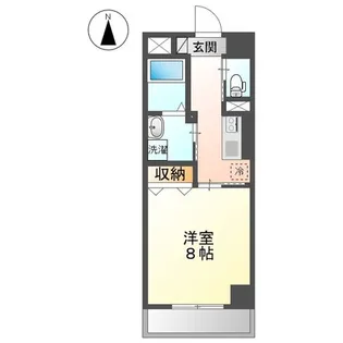 岡山県岡山市北区柳町2【マンション】の間取り