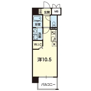 1Rの間取り画像