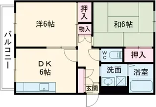 由木ハウス【1階】の間取り