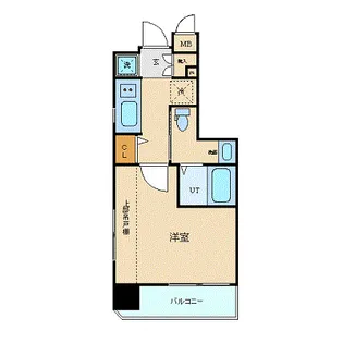 エステムプラザ品川大井町クリスタルヒルズ【3階】の間取り