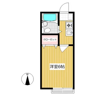 サンリベール【1階】の間取り