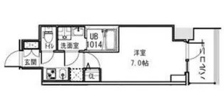 1Kの間取り画像