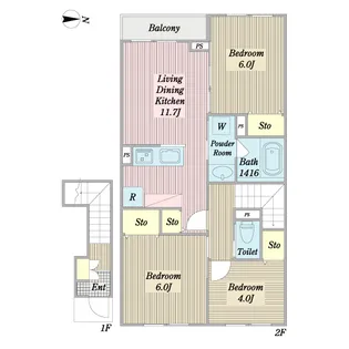 Rock Shieldの間取り