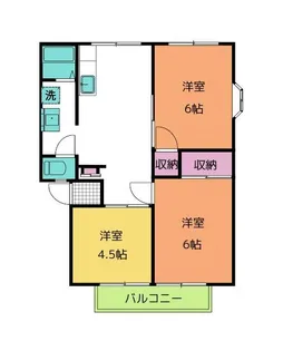 ツェレ 吉水【1階】の間取り