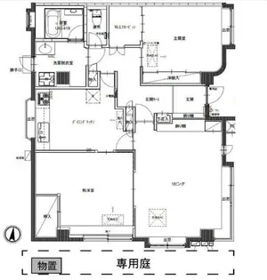 グレイスフル西麻布【1階】の間取り