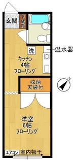 ヤマザキマンション【1階】の間取り