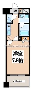 CASSIA住道【5階】の間取り