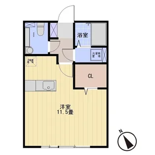 近藤伏見A【1階】の間取り
