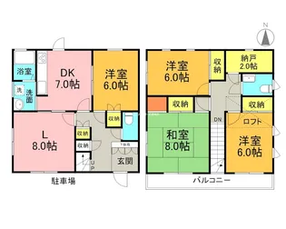 東京都練馬区関町南4【一戸建】の間取り