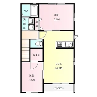 グレイス ノーティア A【2階】の間取り