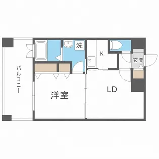 エンクレスト中呉服【12階】の間取り