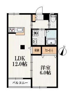 東京都練馬区豊玉中2【マンション】の間取り