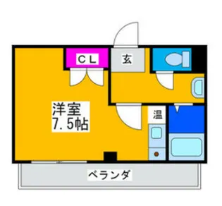 北斗Fビル【4階】の間取り