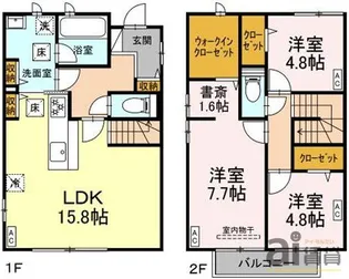 東京都練馬区中村南1【一戸建】の間取り