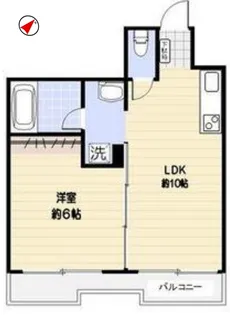 シャルール相模【7階】の間取り