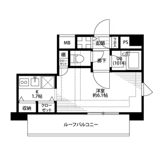 東京都文京区白山2【マンション】の間取り