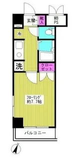 クレアシオン中野北【2階】の間取り