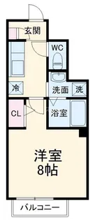 1Kの間取り画像