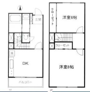 マンション雅叙苑3棟【4階】の間取り