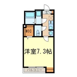 ベルクレア【1階】の間取り