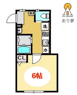 BAY FLAT HOSHIKAWA【3階】の間取り