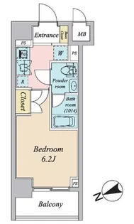 プライマル大森【1階】の間取り
