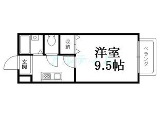 ロイヤルティみの【3階】の間取り