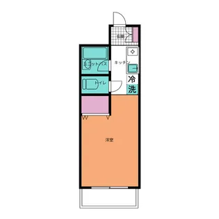 パンドーラ御殿山【3階】の間取り