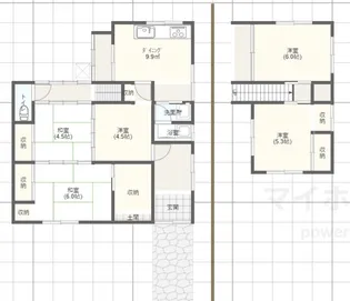 群馬県前橋市田口町【一戸建】の間取り