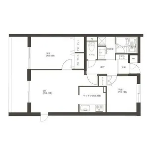 ル・パティオ瀬田【2階】の間取り