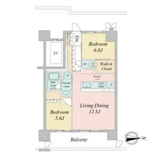 ラフィシア上前津(Rafficia Kamimaezu)【5階】の間取り