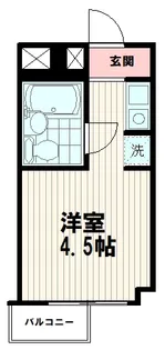 東京都新宿区若葉1【マンション】の間取り